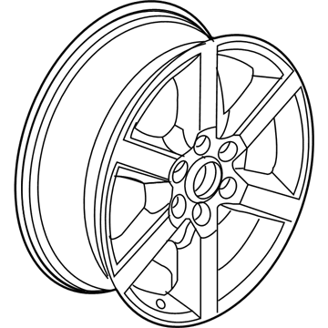 Saturn 9595827 Wheel, Alloy