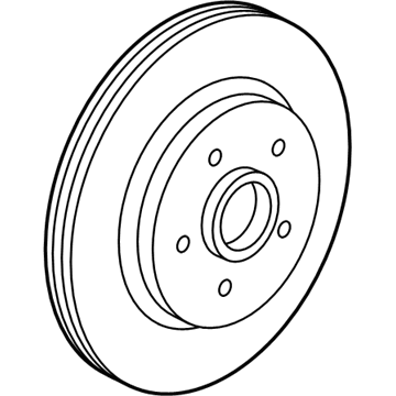 2009 Pontiac Torrent Brake Disc - 20892949