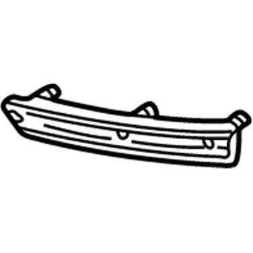 Chevy 10402131 Bumper Cover Support Plate