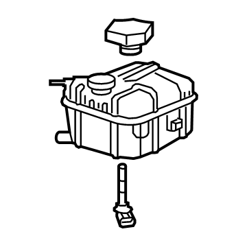 GM 13220123 Tank,Radiator Surge