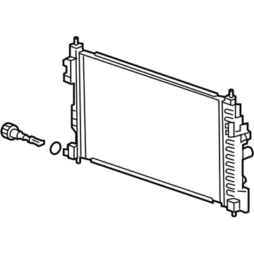 GM 22762530 Radiator Assembly