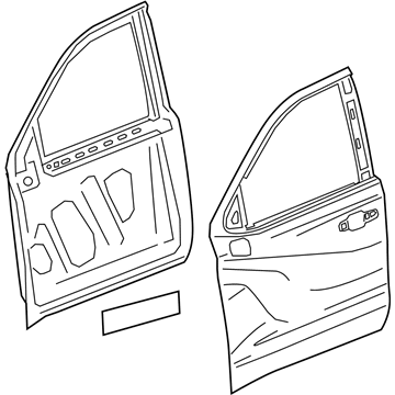 GM 84721022 Door Assembly, Front Si