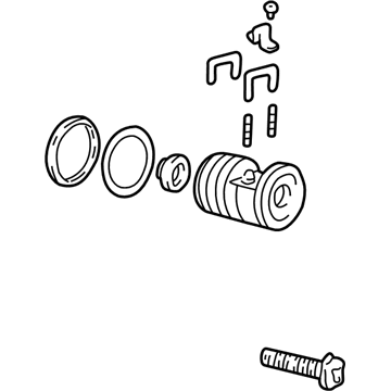 Chevy 7817528 Worm Gear