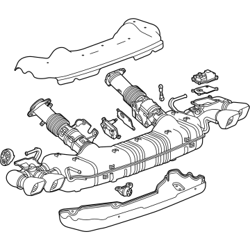 GM 85550941 MUFFLER ASM-EXH (W/ EXH PIPE)