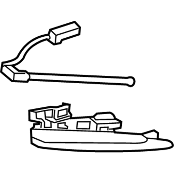 GM 84288845 Applique Assembly, I/P Tr Plt *Carbon Fiberr