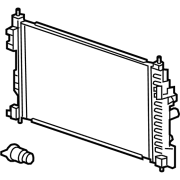 Buick 23453634 Radiator