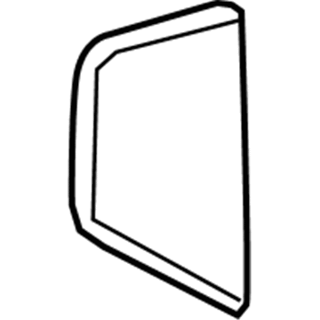 GM 84007663 Molding, Quarter Panel Tail Lamp Upper *Service Primer