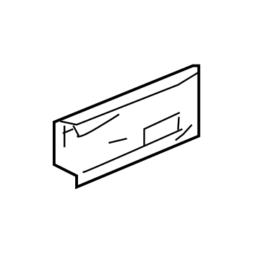 GM 42644296 Extension, Rkr Inr Pnl Rr