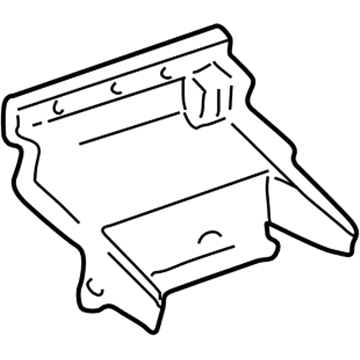 Oldsmobile 12457596 Compartment Bracket