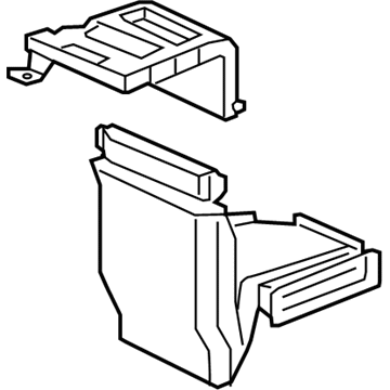 Cadillac 23416100 Floor Duct