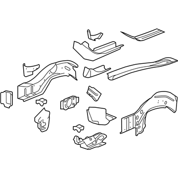 GM 15876751 Rail Assembly, Front Compartment Side