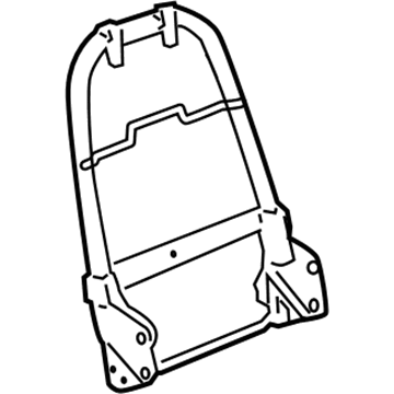 Pontiac 89041832 Seat Back Frame