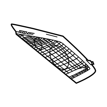 GM 84743393 Grille Assembly, Rdo Frt S/D Upr Spkr *Less Finish