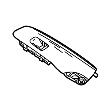 GM 84860808 PLATE ASM-FRT S/D A/RST SW MT *ALUMINUM