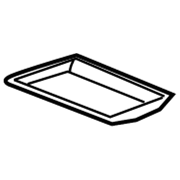 Chevy 22800827 Compartment Box Mat