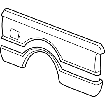 GM 15743755 Panel Assembly, Pick Up Box Side *Marked Print