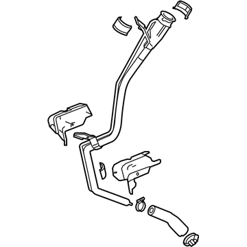 Buick LaCrosse Fuel Filler Hose - 22757713