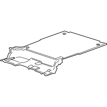 GM 15177803 Carpet Assembly, Rear Floor Panel *Pewter I