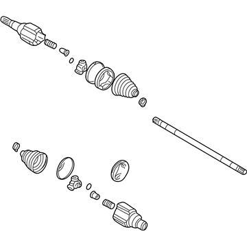 Saturn 88967242 Axle Assembly