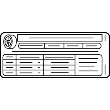 Buick 42707857 Tire Info Label