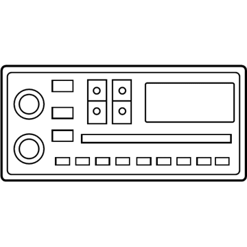 GM 10315115 Radio Assembly, Amplitude Modulation/Frequency Modulation Stereo & Clock *Mrkprnt1