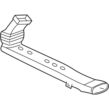 GM 25696583 Duct Assembly, Floor Rear Air Outlet