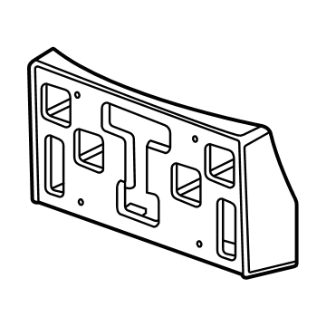 Buick 42592117 License Bracket