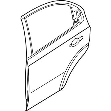 GM 96942267 Door Asm,Rear Side