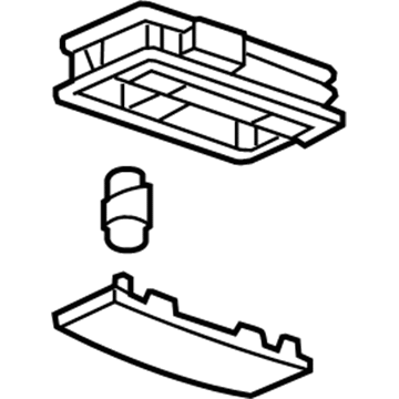 GM 22781793 Lamp Assembly, Courtesy *Titanium