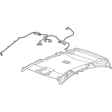 GM 42475860 Panel Assembly, Headlining Trim *Titanium