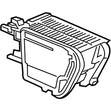 GM 39076581 Compartment Assembly, F/Flr Cnsl *Jet Black