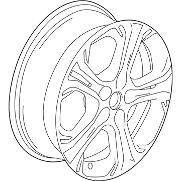 Chevy 42438292 Wheel, Alloy