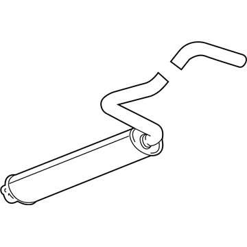 Chevy Cruze Exhaust Pipe - 13343363