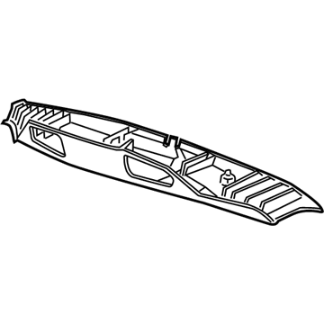 GM 25759514 Molding Assembly, Back Body Opening Garnish *Medium Duty Dark Ptr Ii