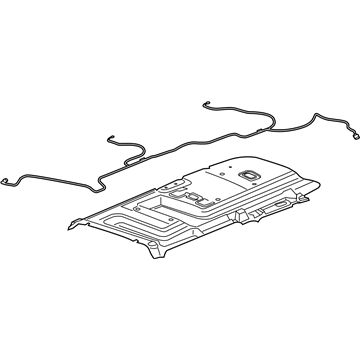 GM 25962434 Module Assembly, Rear Hdlnr Trim *Shale