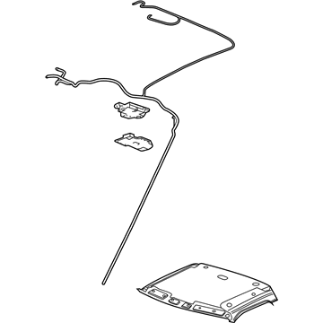 GM 15269188 Module Assembly, Front Hdlnr Trim *Shale