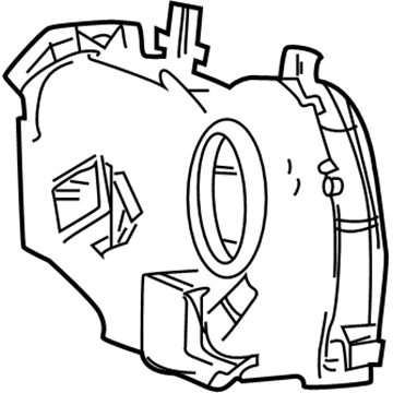 GM 12477711 Case,Auxiliary A/C Evaporator & Blower Upper