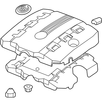 Cadillac 12632150 Engine Cover