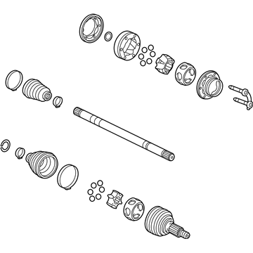 Cadillac 22776826 Axle Assembly