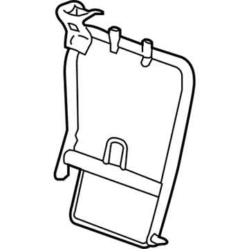 GM 89041875 Frame,Rear Seat Back Cushion