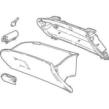 Buick 39097526 Glove Box Assembly