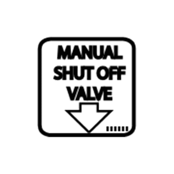 GM 22965010 Label, Cng High Pressure Shutoff Valve