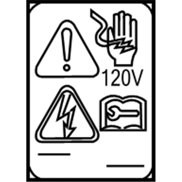 Chevy 25917882 Caution Label