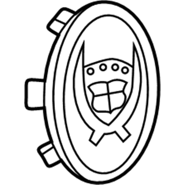 GM 3543665 Hub Cap ASSEMBLY(Tire And Wheel Drawing/Original House