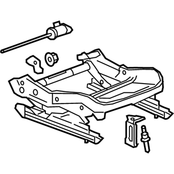 Buick 13525387 Cushion Frame