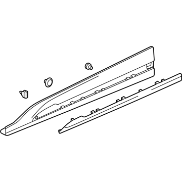 2023 Chevy Bolt EUV Door Moldings - 42786075