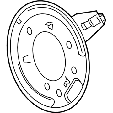 Cadillac 15853415 Backing Plate