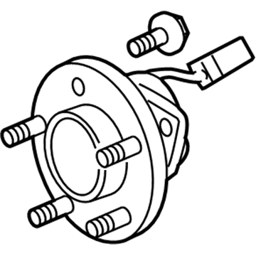 Cadillac 25954415 Hub & Bearing