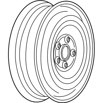 2022 Cadillac XT4 Spare Wheel - 84445512