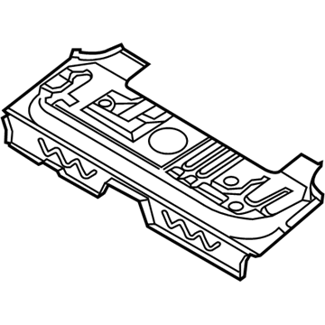 GM 96533975 Panel,Rear Floor Front